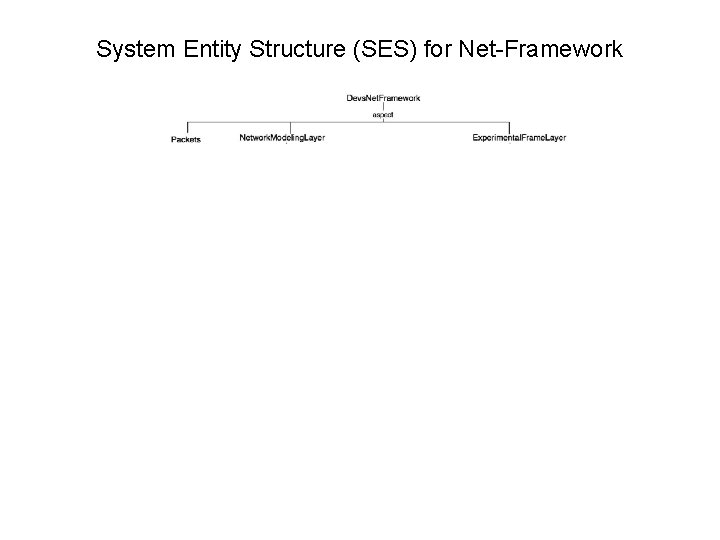 System Entity Structure (SES) for Net-Framework 