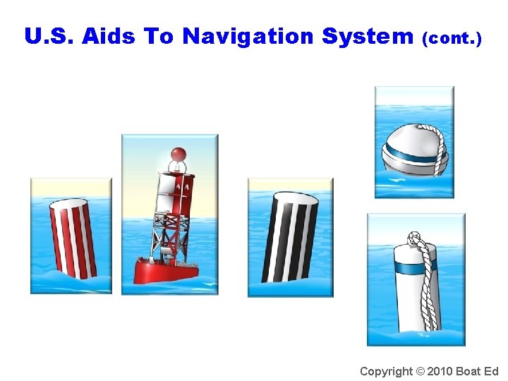 U. S. Aids To Navigation System (cont. ) Copyright © 2010 Boat Ed 