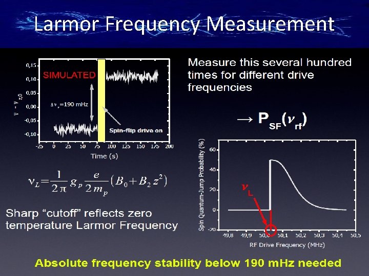 Larmor Frequency Measurement 