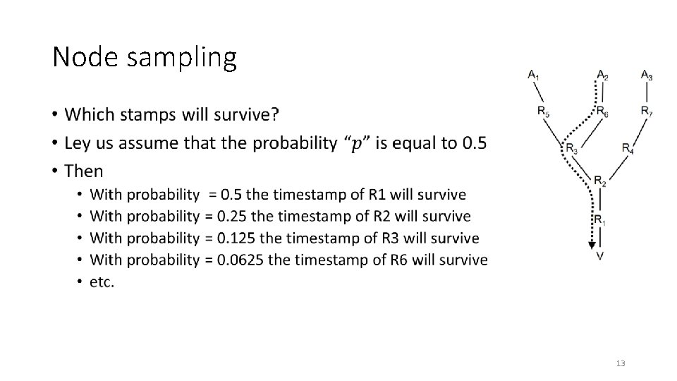 Node sampling • 13 