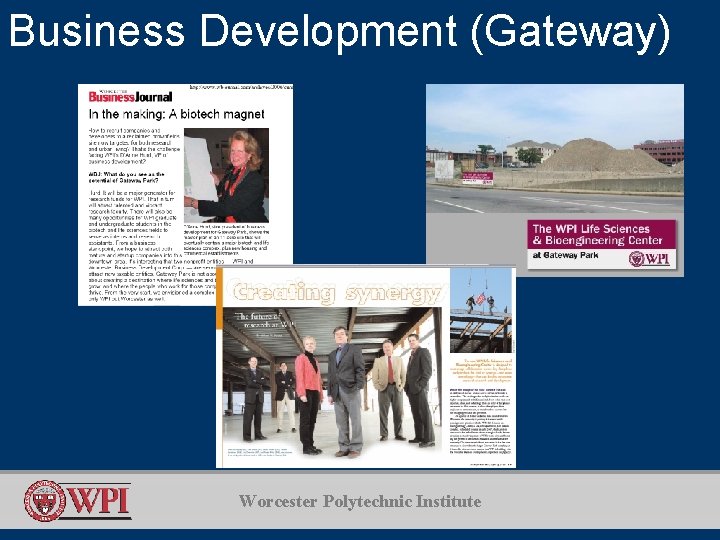 Business Development (Gateway) Worcester Polytechnic Institute 