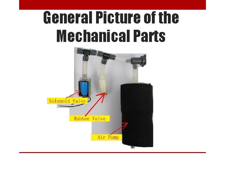 General Picture of the Mechanical Parts 