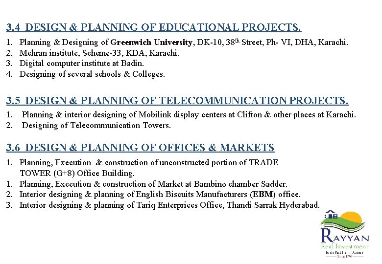  3. 4 DESIGN & PLANNING OF EDUCATIONAL PROJECTS. 1. 2. 3. 4. Planning