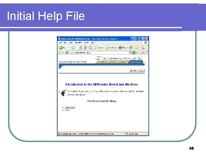 Initial Help File 58 