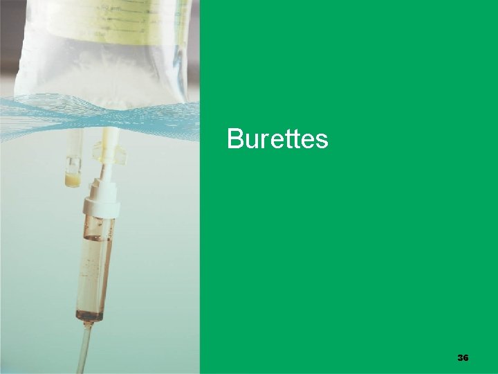 Burettes User-applied labelling of injectable medicines | 36  Burettes User-applied labelling of injectable medicines | 36