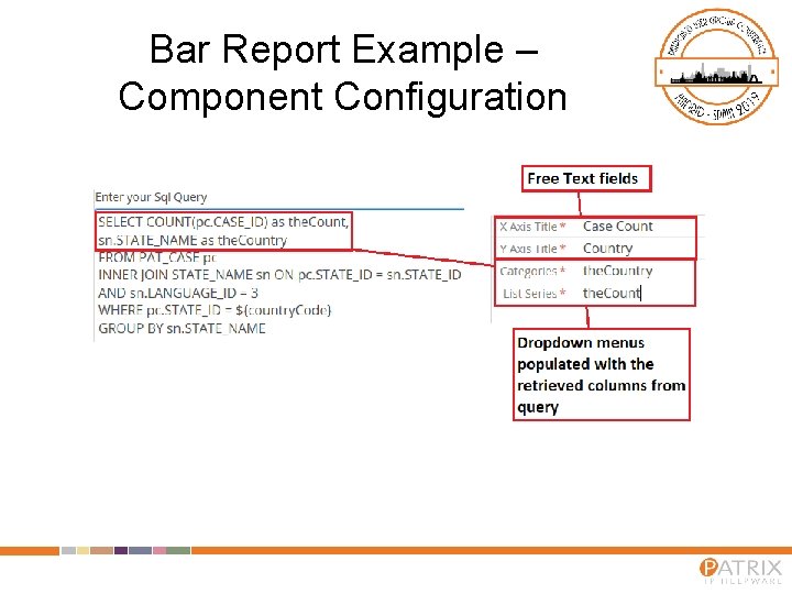 Bar Report Example – Component Configuration 