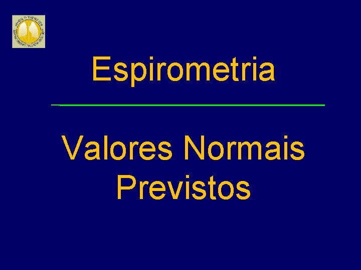 Espirometria Valores Normais Previstos 