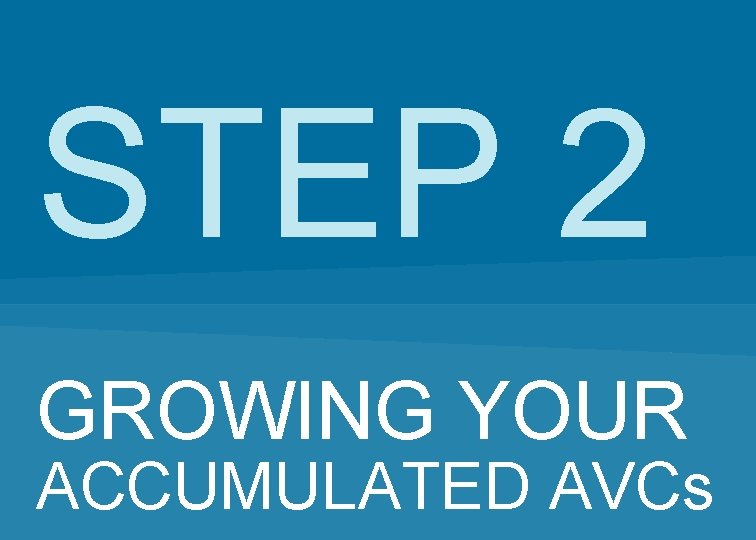 STEP 2 GROWING YOUR ACCUMULATED AVCs MERCER 