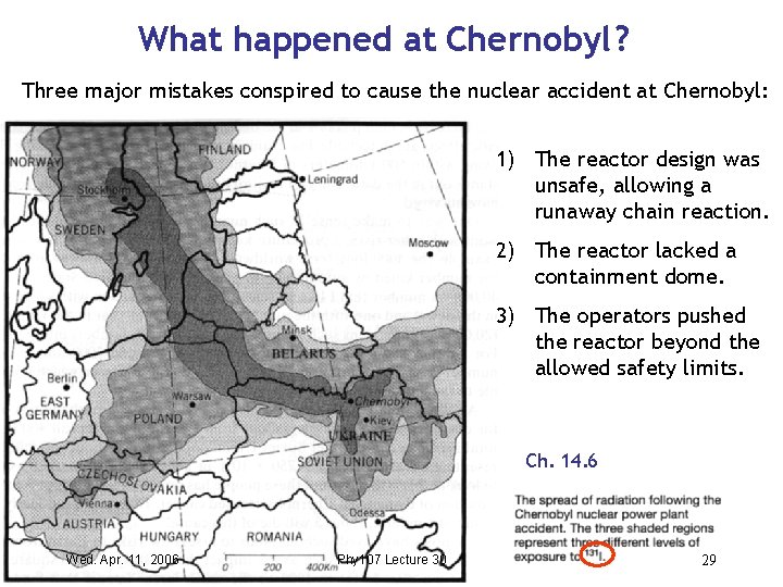 What happened at Chernobyl ? Three major mistakes conspired to cause the nuclear accident