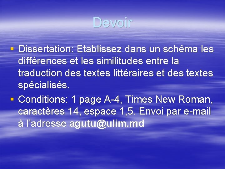 Devoir § Dissertation: Etablissez dans un schéma les différences et les similitudes entre la