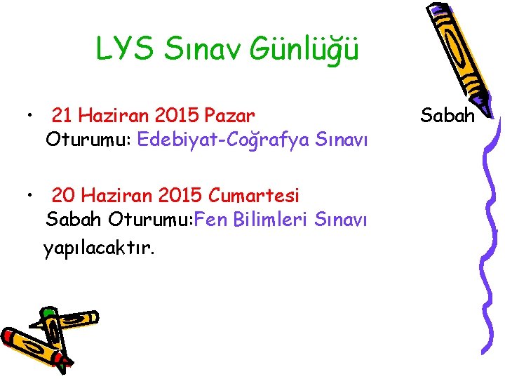 LYS Sınav Günlüğü • 21 Haziran 2015 Pazar Oturumu: Edebiyat-Coğrafya Sınavı • 20 Haziran