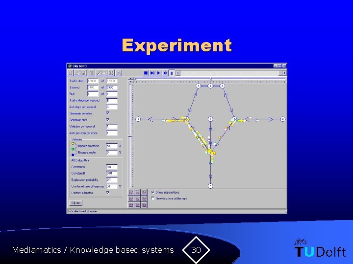 Experiment Mediamatics / Knowledge based systems 30 