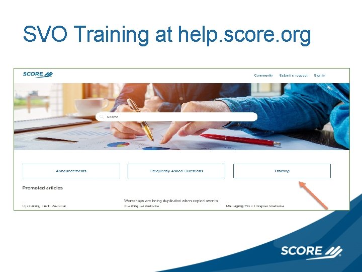 SVO Training at help. score. org 