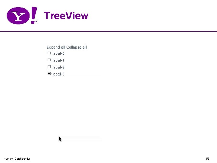 Tree. View Yahoo! Confidential 56 