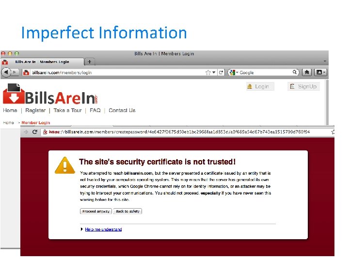 Imperfect Information 