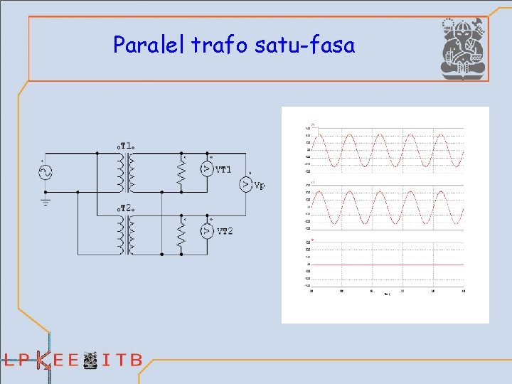 Paralel trafo satu-fasa 