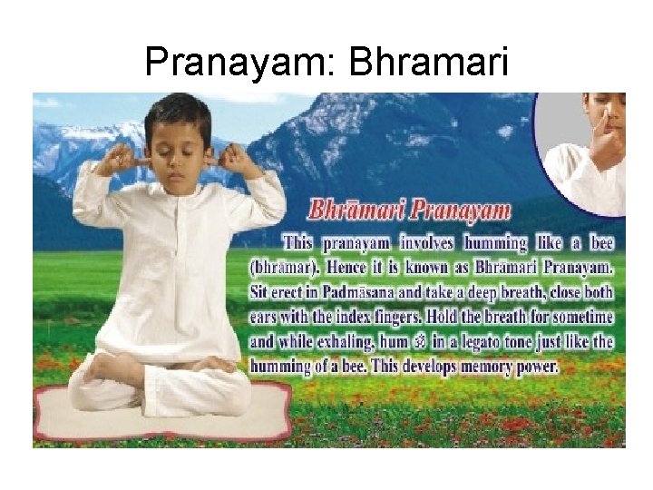 Pranayam: Bhramari 