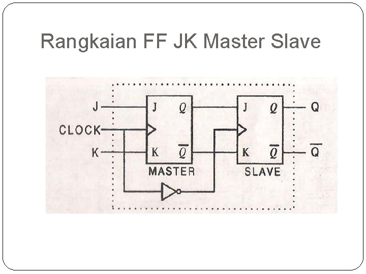 Rangkaian FF JK Master Slave 