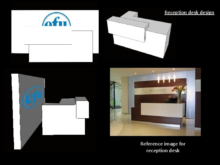 Reception desk design Reference image for reception desk 