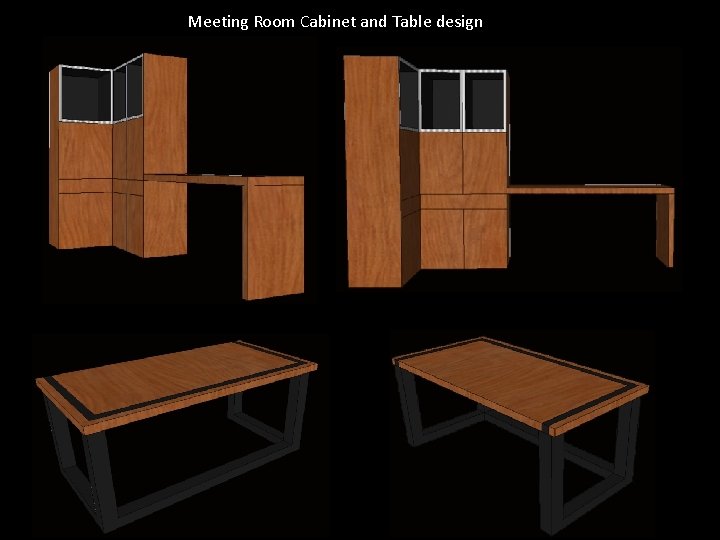 Meeting Room Cabinet and Table design 