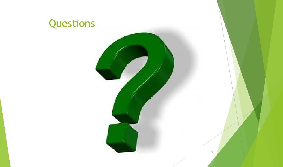 Questions 30 