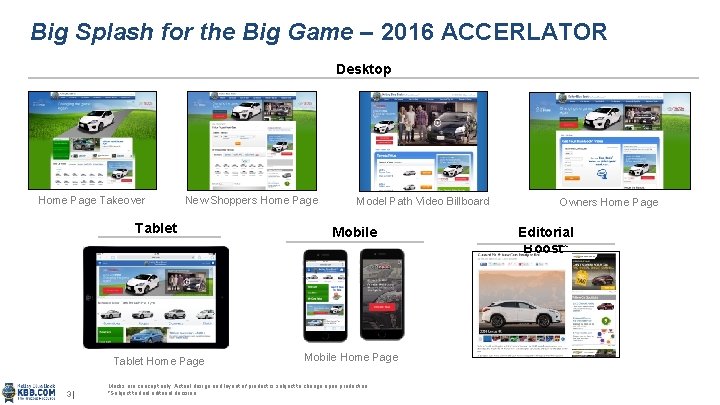 Big Splash for the Big Game – 2016 ACCERLATOR Desktop Home Page Takeover New