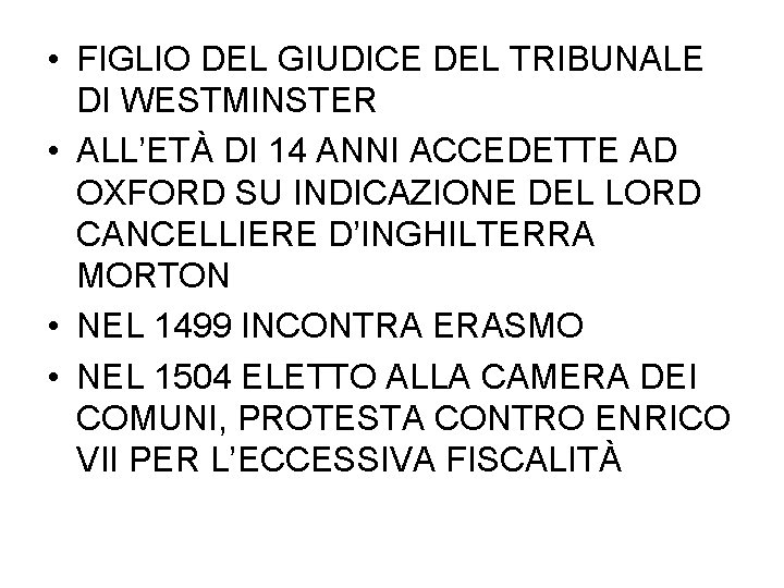  • FIGLIO DEL GIUDICE DEL TRIBUNALE DI WESTMINSTER • ALL’ETÀ DI 14 ANNI