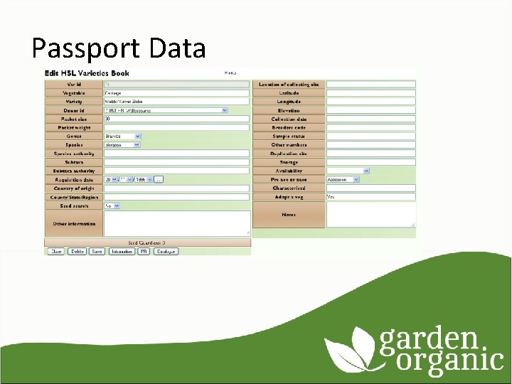 Passport Data 