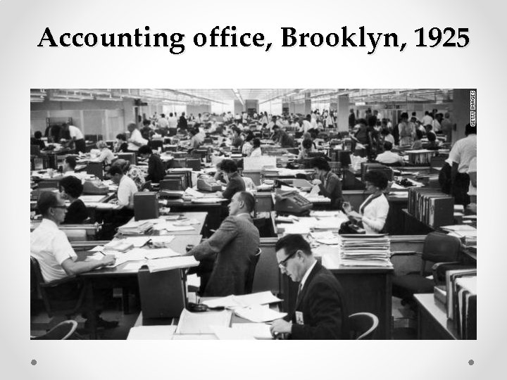 Accounting office, Brooklyn, 1925 