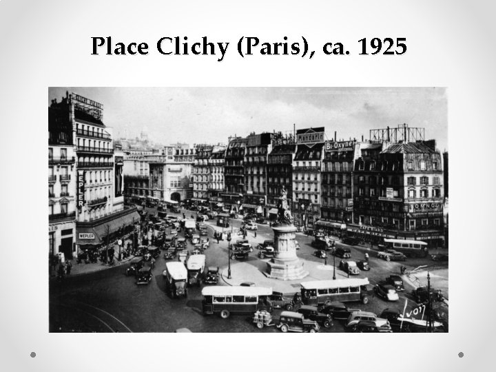 Place Clichy (Paris), ca. 1925 