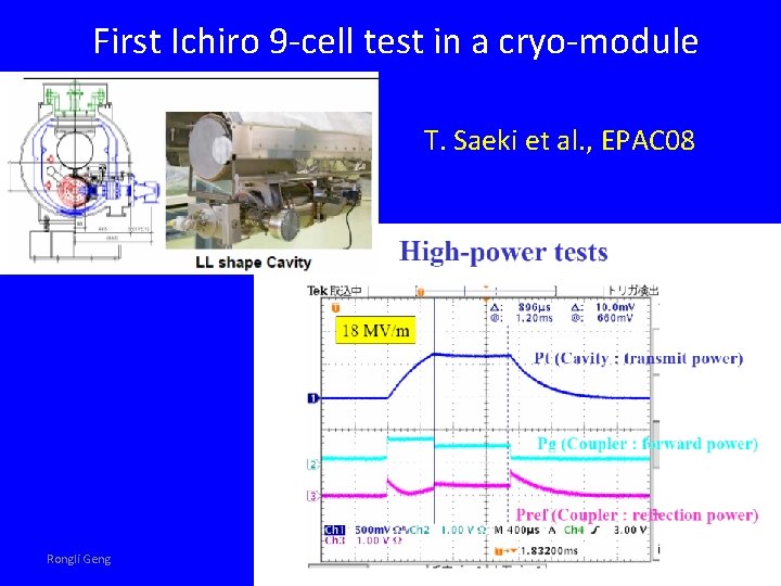 First Ichiro 9 -cell test in a cryo-module T. Saeki et al. , EPAC