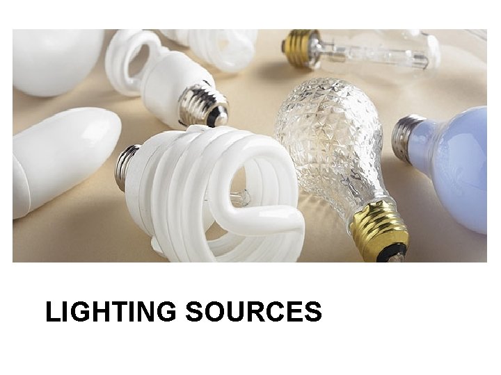 LIGHTING SOURCES 