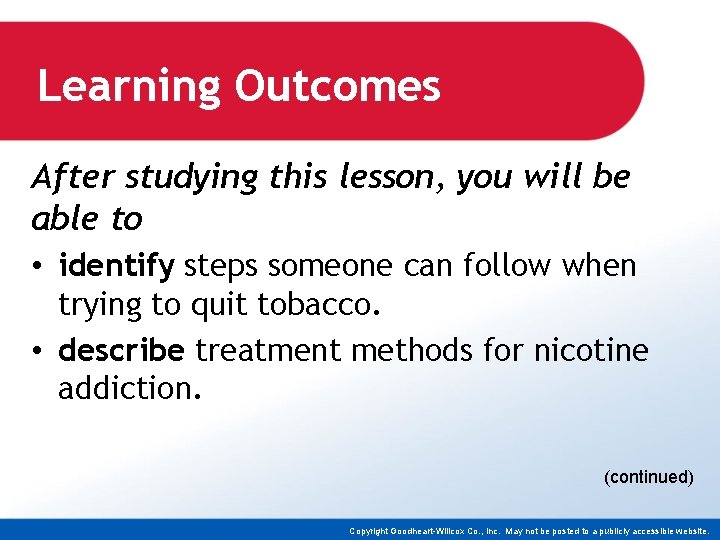 Learning Outcomes After studying this lesson, you will be able to • identify steps