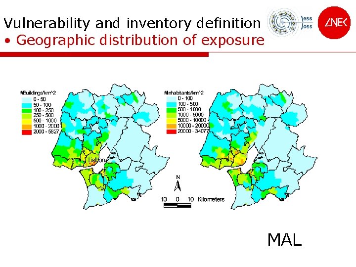 Vulnerability and inventory definition • Geographic distribution of exposure MAL 