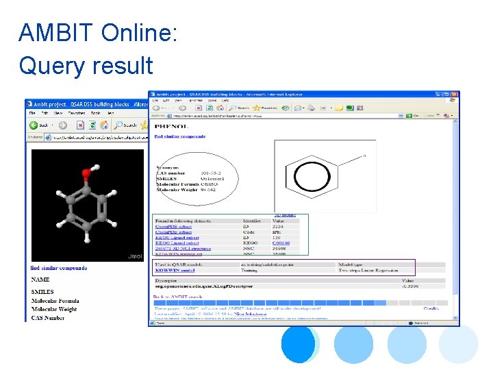 AMBIT Online: Query result 