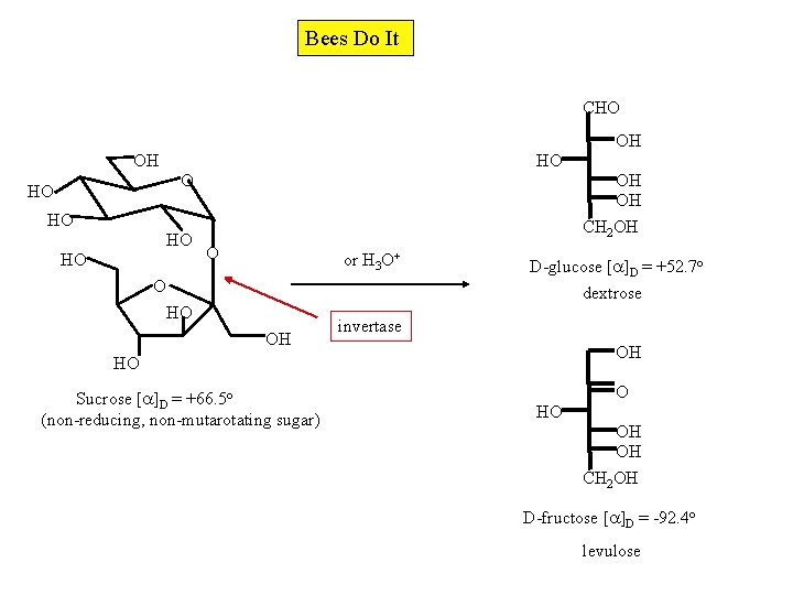 Bees Do It CHO OH OH HO HO O OH OH CH 2 OH