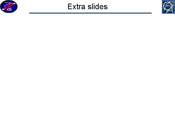 Extra slides 