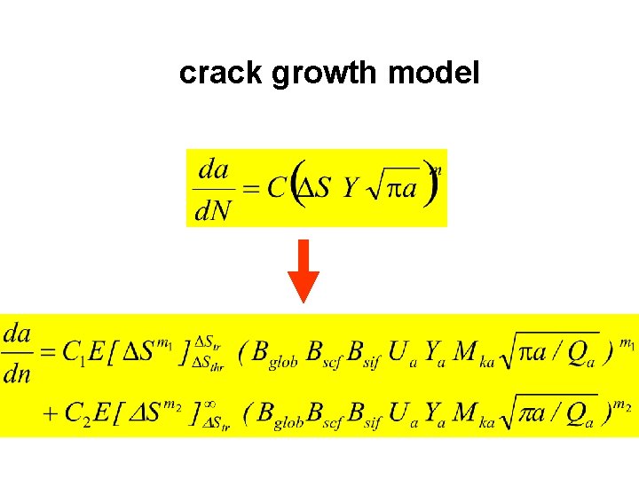 crack growth model 