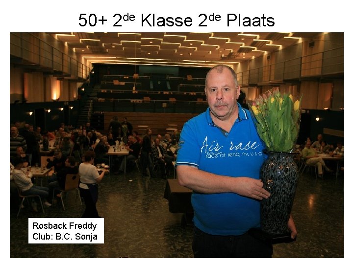 50+ 2 de Klasse 2 de Plaats Rosback Freddy Club: B. C. Sonja 