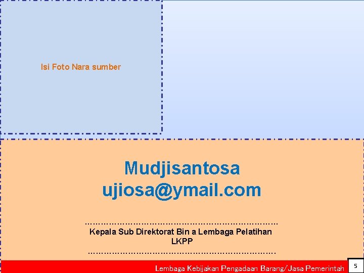 Isi Foto Nara sumber Mudjisantosa ujiosa@ymail. com ……………………………… Kepala Sub Direktorat Bin a Lembaga