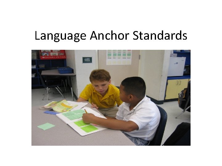 Language Anchor Standards 