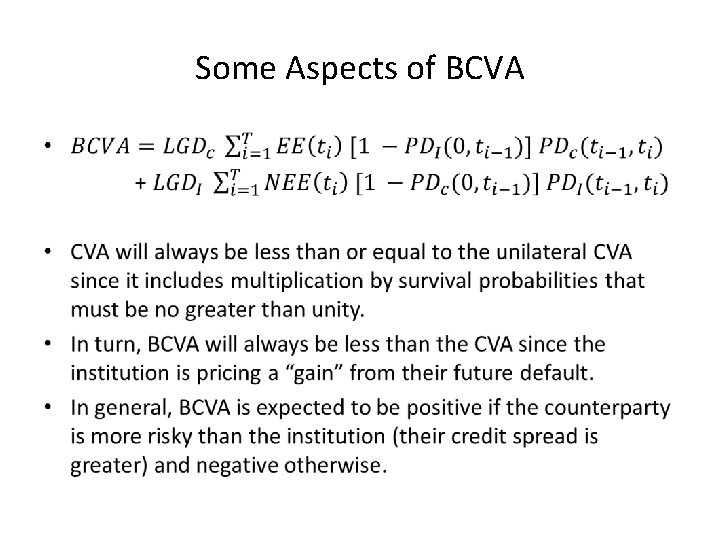 Some Aspects of BCVA • 