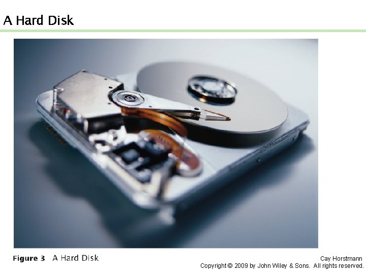  A Hard Disk Big Java by Cay Horstmann Copyright © 2009 by John