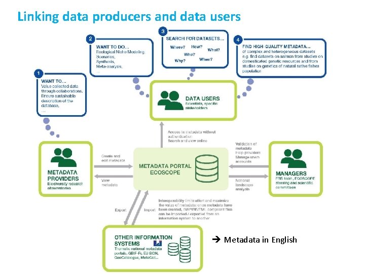 Linking data producers and data users Metadata in English 