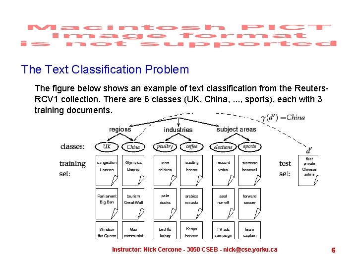 The Text Classification Problem The figure below shows an example of text classification from The Text Classification Problem The figure below shows an example of text classification from