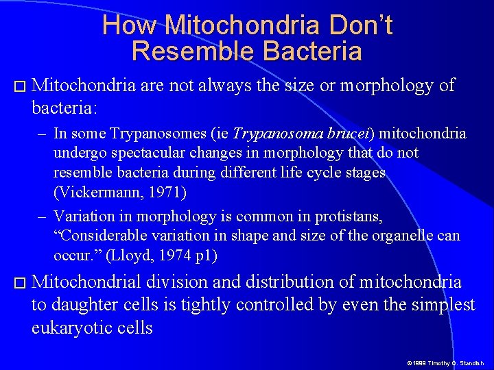 How Mitochondria Don’t Resemble Bacteria � Mitochondria are not always the size or morphology