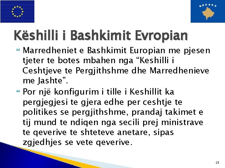 Këshilli i Bashkimit Evropian Marredheniet e Bashkimit Europian me pjesen tjeter te botes mbahen
