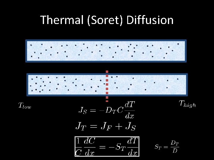 Thermal (Soret) Diffusion 