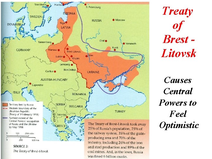 Treaty of Brest Litovsk Causes Central Powers to Feel Optimistic 