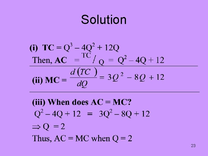 Solution 23 